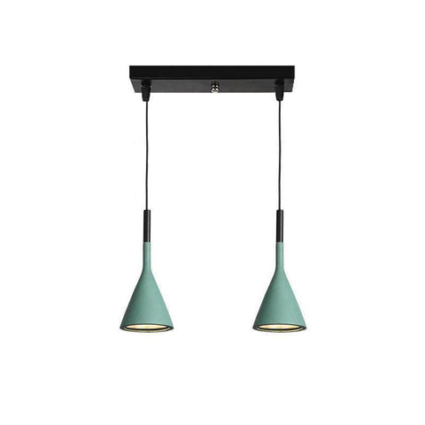 Concrete Cone Pendant Light for Kitchen Island and Dining Lighting