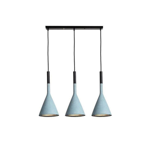 Concrete Cone Pendant Light for Kitchen Island and Dining Lighting