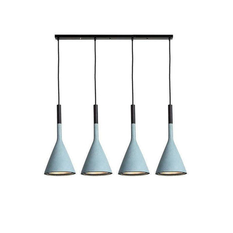 Concrete Cone Pendant Light for Kitchen Island and Dining Lighting