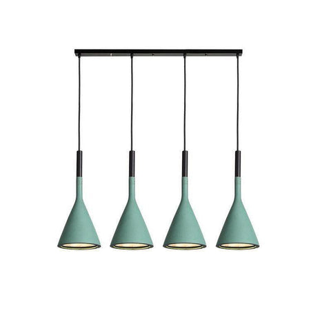 Concrete Cone Pendant Light for Kitchen Island and Dining Lighting