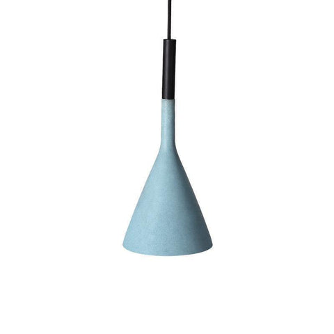 Concrete Cone Pendant Light for Kitchen Island and Dining Lighting