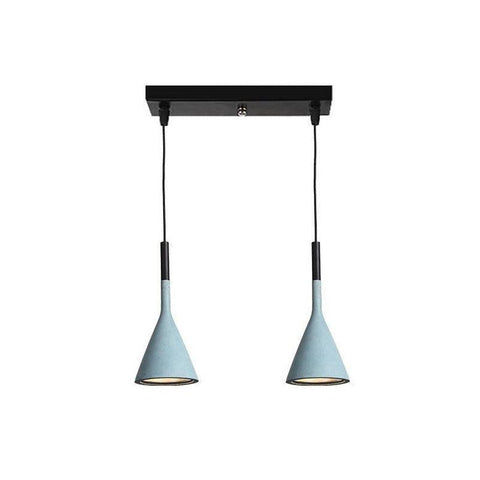 Concrete Cone Pendant Light for Kitchen Island and Dining Lighting