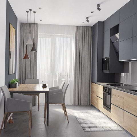 Concrete Cone Pendant Light for Kitchen Island and Dining Lighting