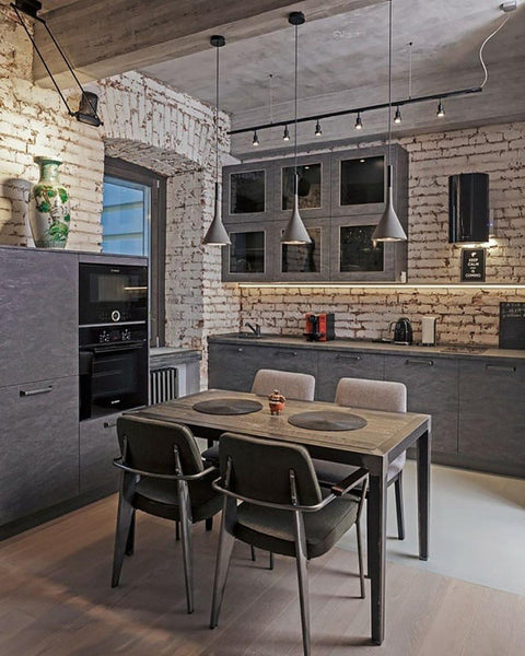 Concrete Cone Pendant Light for Kitchen Island and Dining Lighting