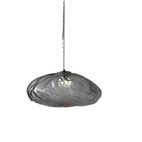 Organic Glass Cloud Pendant Light