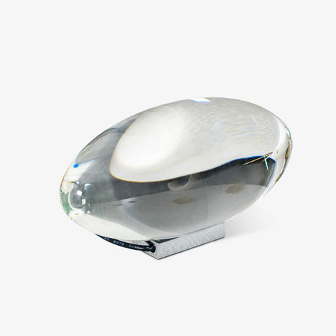 Crystal Projection Table Lamp for Bedside Mood and Accent Lighting