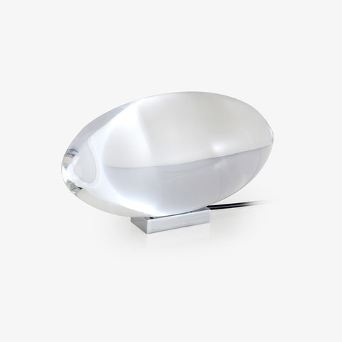 Crystal Projection Table Lamp for Bedside Mood and Accent Lighting