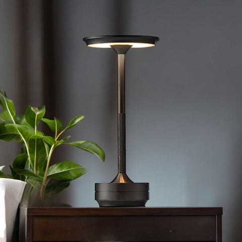 Cordless Rechargeable LED Table Lamp with Touch Dimming and Three Light Modes