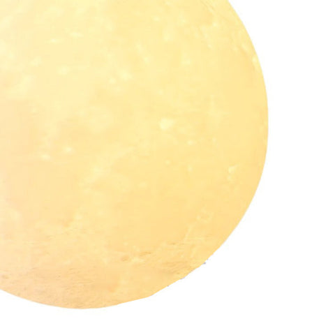 Moon Pendant Light with Resin Bear for Cozy Ambient Lighting