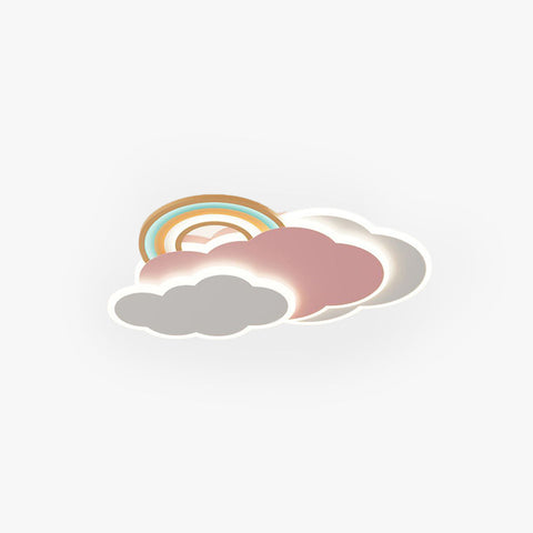 Kids' Cloud and Rainbow LED Ceiling Light for Bedrooms and Playrooms