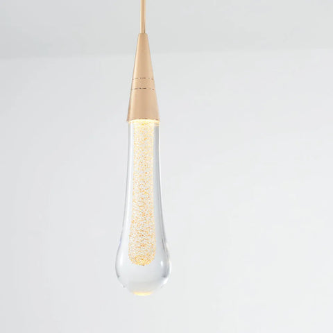 Crystal Teardrop Pendant Light for Bedrooms, Dining Rooms, and Lounges