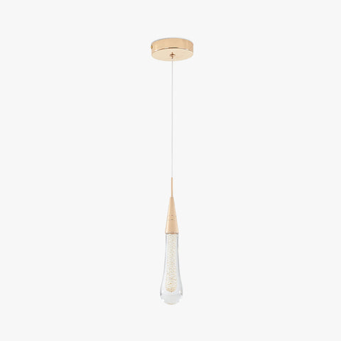 Crystal Teardrop Pendant Light for Bedrooms, Dining Rooms, and Lounges