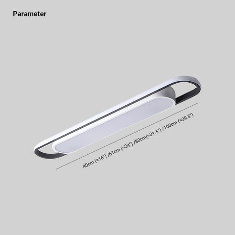 Layered LED Flush Mount Ceiling Light for Bedroom and Living Room
