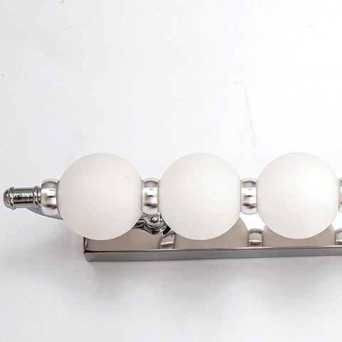 LED Vanity Mirror Light with Globe Shades