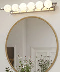LED Vanity Mirror Light with Globe Shades