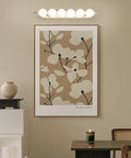 LED Vanity Mirror Light with Globe Shades