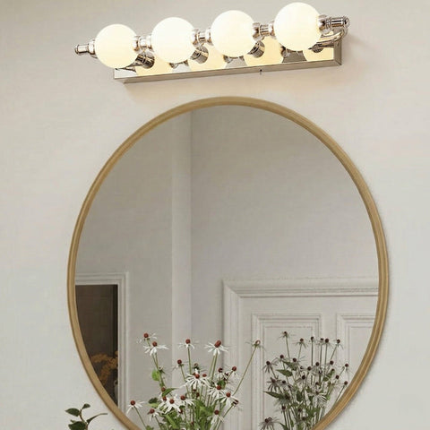 LED Vanity Mirror Light with Globe Shades