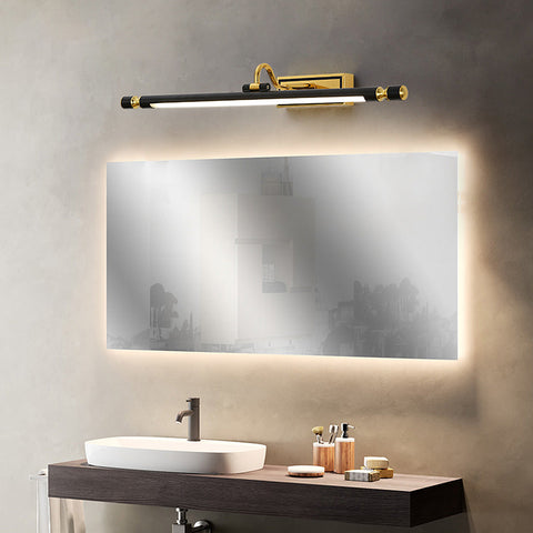 Modern LED Bathroom Mirror Light with Aluminum Frame and Wall Mounted Design