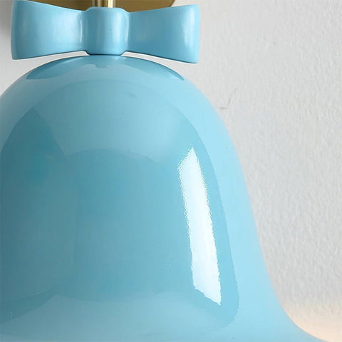Bow-Shaped Mini Resin Wall Lamp for Bedroom or Hallway