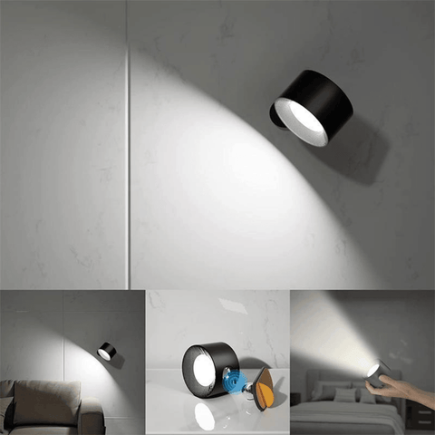 Rechargeable 360° Adjustable LED Wall Light with USB Charging