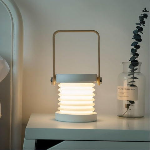 Rechargeable Rotating LED Lantern with Three Brightness Levels
