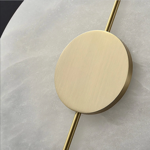 Wall Light with Minimalist Marble Design