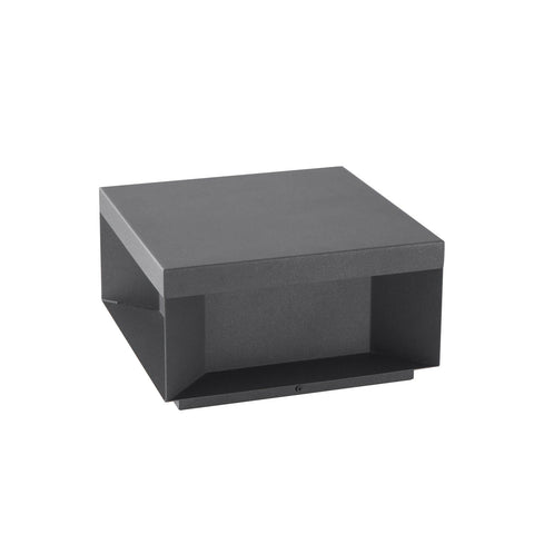 Black Box Outdoor Post Light with Weatherproof Housing