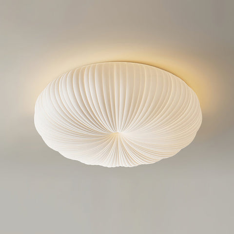 Pleated Dome LED Ceiling Light for Bedrooms, Dining Rooms, and Halls