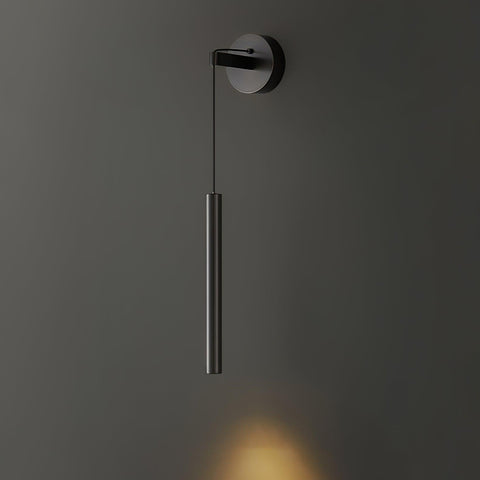 Modern Hanging LED Wall Sconce for Bedroom and Hallway Lighting