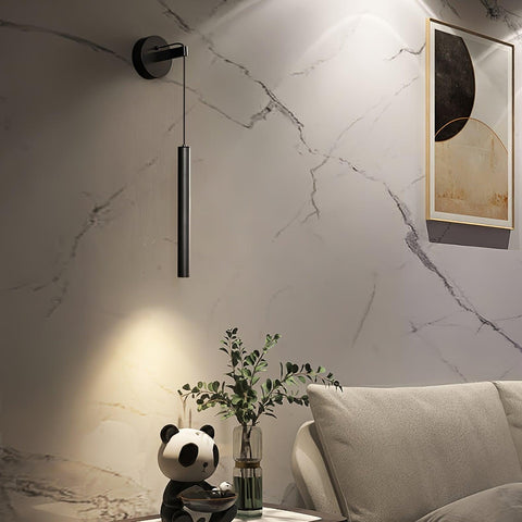 Modern Hanging LED Wall Sconce for Bedroom and Hallway Lighting