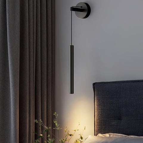 Modern Hanging LED Wall Sconce for Bedroom and Hallway Lighting