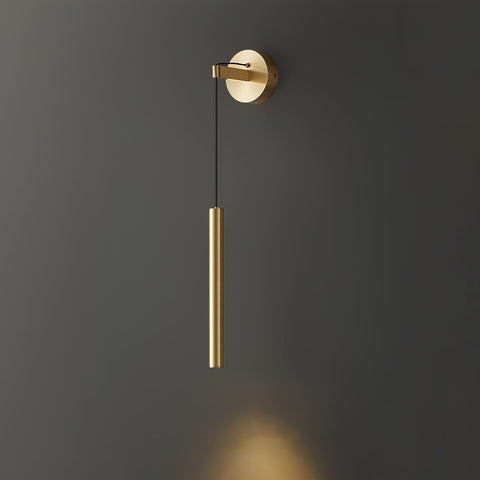 Modern Hanging LED Wall Sconce for Bedroom and Hallway Lighting