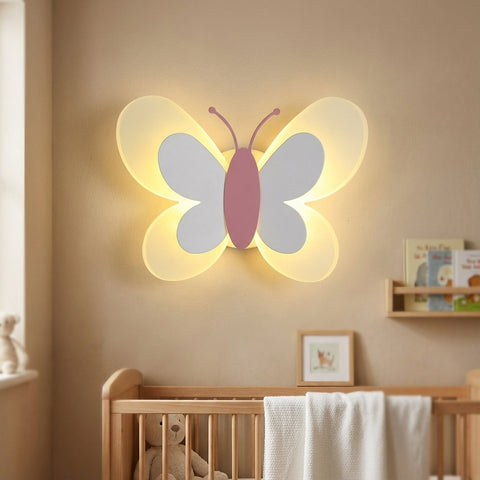 Butterfly LED Wall Sconce with Three Selectable Light Tones