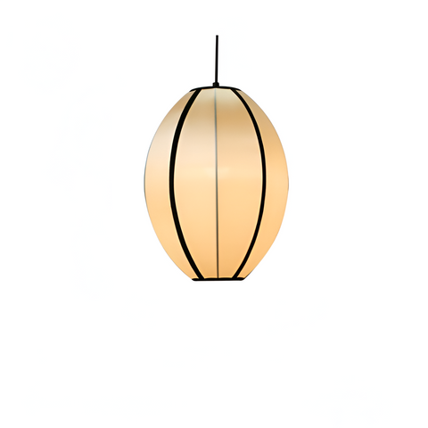 Pendant Light with Silk Veil Shade