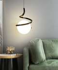 Spiral LED Pendant Light