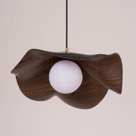 Pendant Light with Lotus Resin Shade