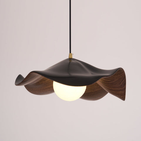 Pendant Light with Lotus Resin Shade
