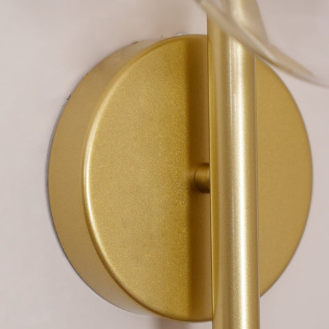 Wall Light with Round Glass Shade