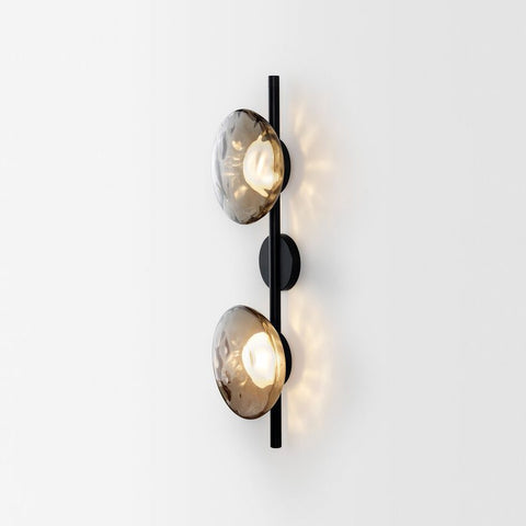 Wall Light with Round Glass Shade