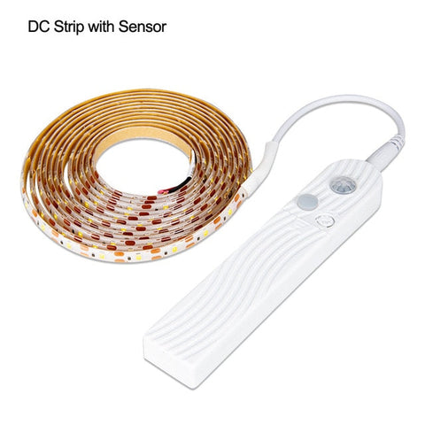 LED Closet Strip Lights with USB or Battery Motion Sensor Options