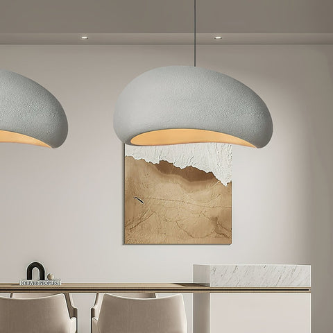 Modern Textured Dome Pendant Light with Adjustable Suspension for Contemporary Interiors