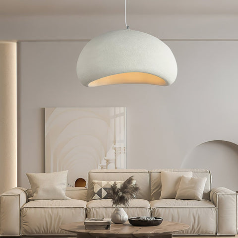 Modern Textured Dome Pendant Light with Adjustable Suspension for Contemporary Interiors