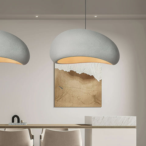 Sculpted Bouclé Pendant Ceiling Light
