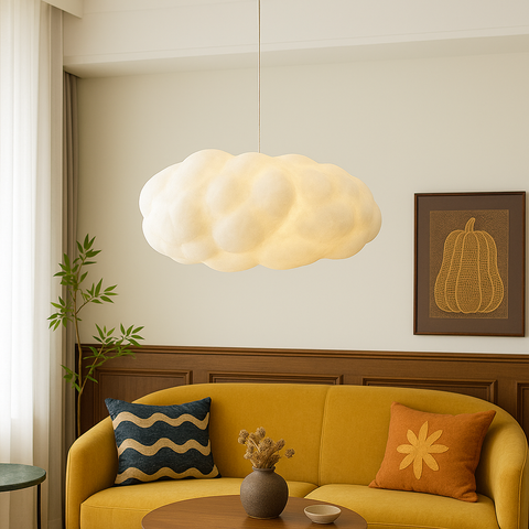 Cloud-Shaped Pendant Light for Bedrooms, Lounges, and Dining Areas