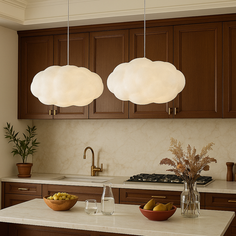 Cloud-Shaped Pendant Light for Bedrooms, Lounges, and Dining Areas