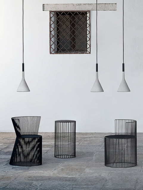 Concrete Cone Pendant Light for Kitchen Island and Dining Lighting
