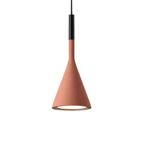 Concrete Cone Pendant Light for Kitchen Island and Dining Lighting