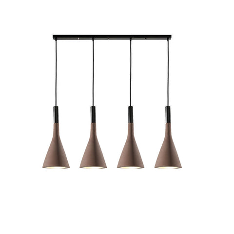Concrete Cone Pendant Light for Kitchen Island and Dining Lighting