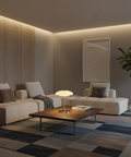 Metal and Glass LED Table Lamp