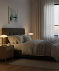 Metal and Glass LED Table Lamp